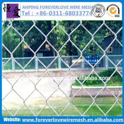 hot dipped galvanized outdoor PE playground chain link fence netting